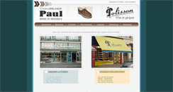 Desktop Screenshot of chaussurespaul.com