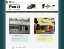 Tablet Screenshot of chaussurespaul.com